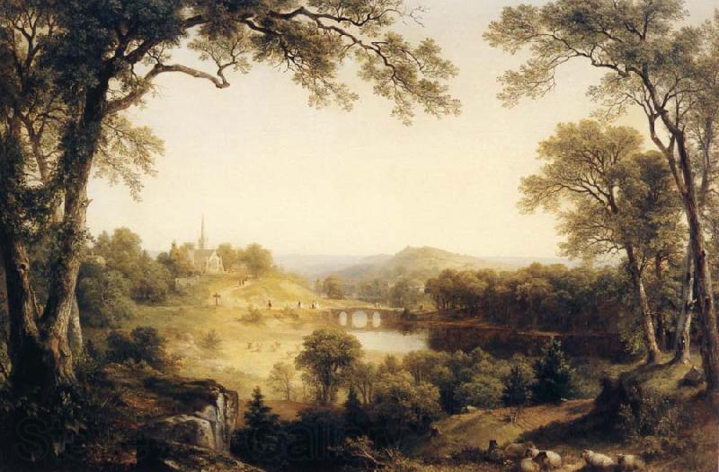 Asher Brown Durand Sunday Morning Germany oil painting art